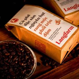 Cà phê nguyên hạt đặc sản Langfarm - Từ cao nguyên Lâm Đồng, công nghệ rang hot air từ IMF - undefined