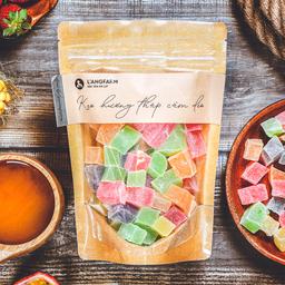 Kẹo thập cẩm dẻo đặc sản Langfarm - Vị nông sản, thơm ngon, ít ngọt, an toàn vệ sinh - undefined